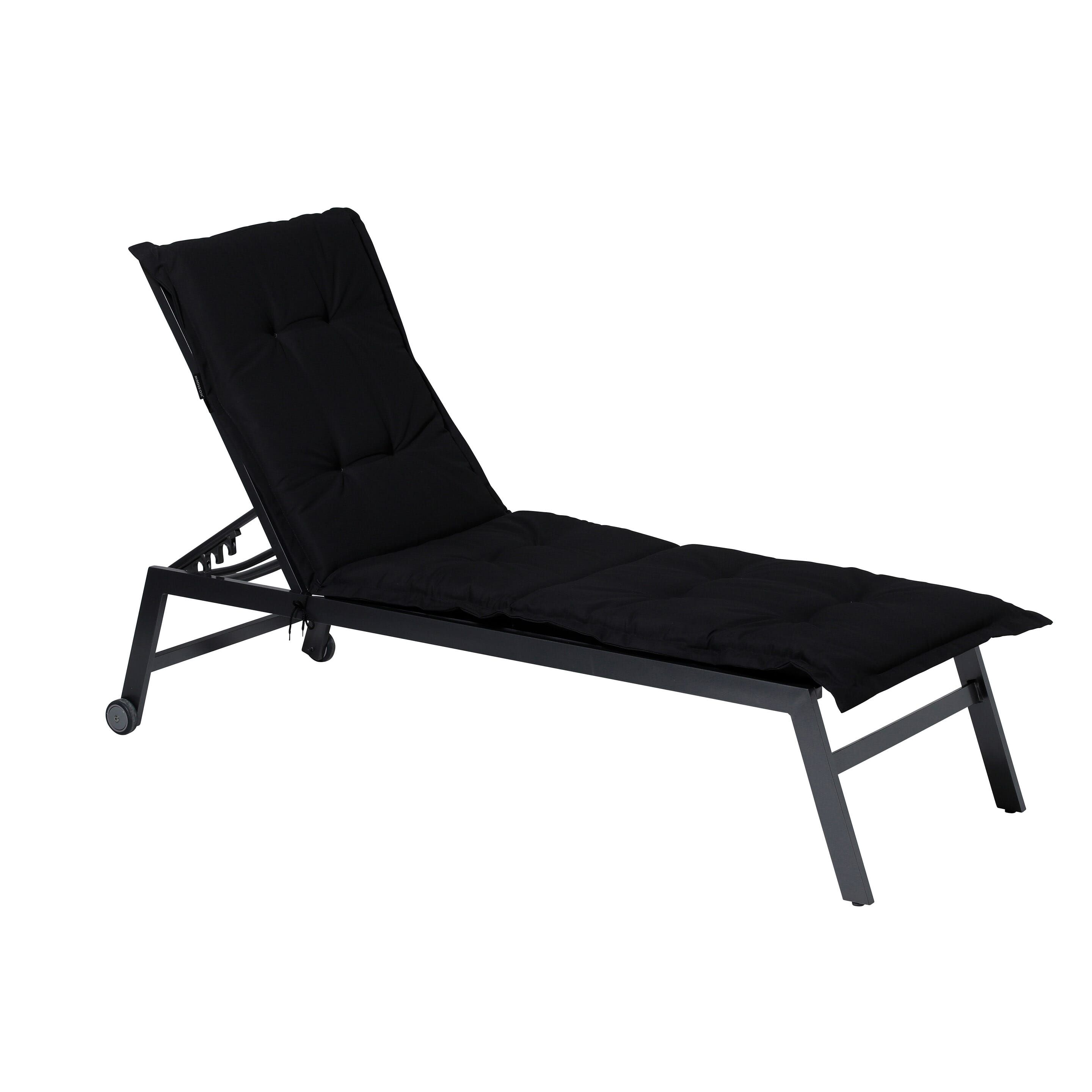 Madison Panama Schwarz 200 x 65 Liegekissen