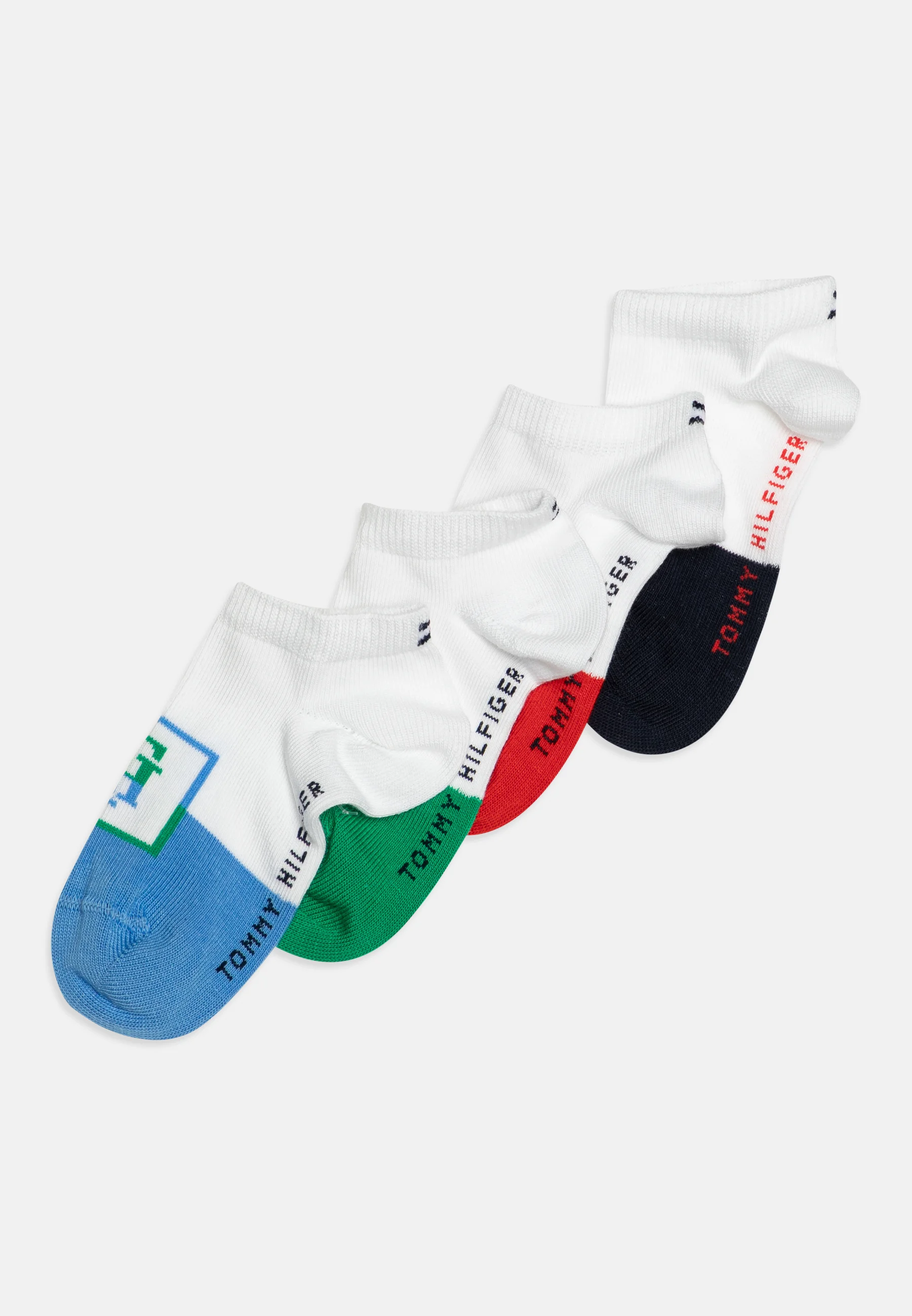 Calcetines unisex Tommy Hilfiger KIDS MONOGRAM LOCKER ROOM (paquete de 4)