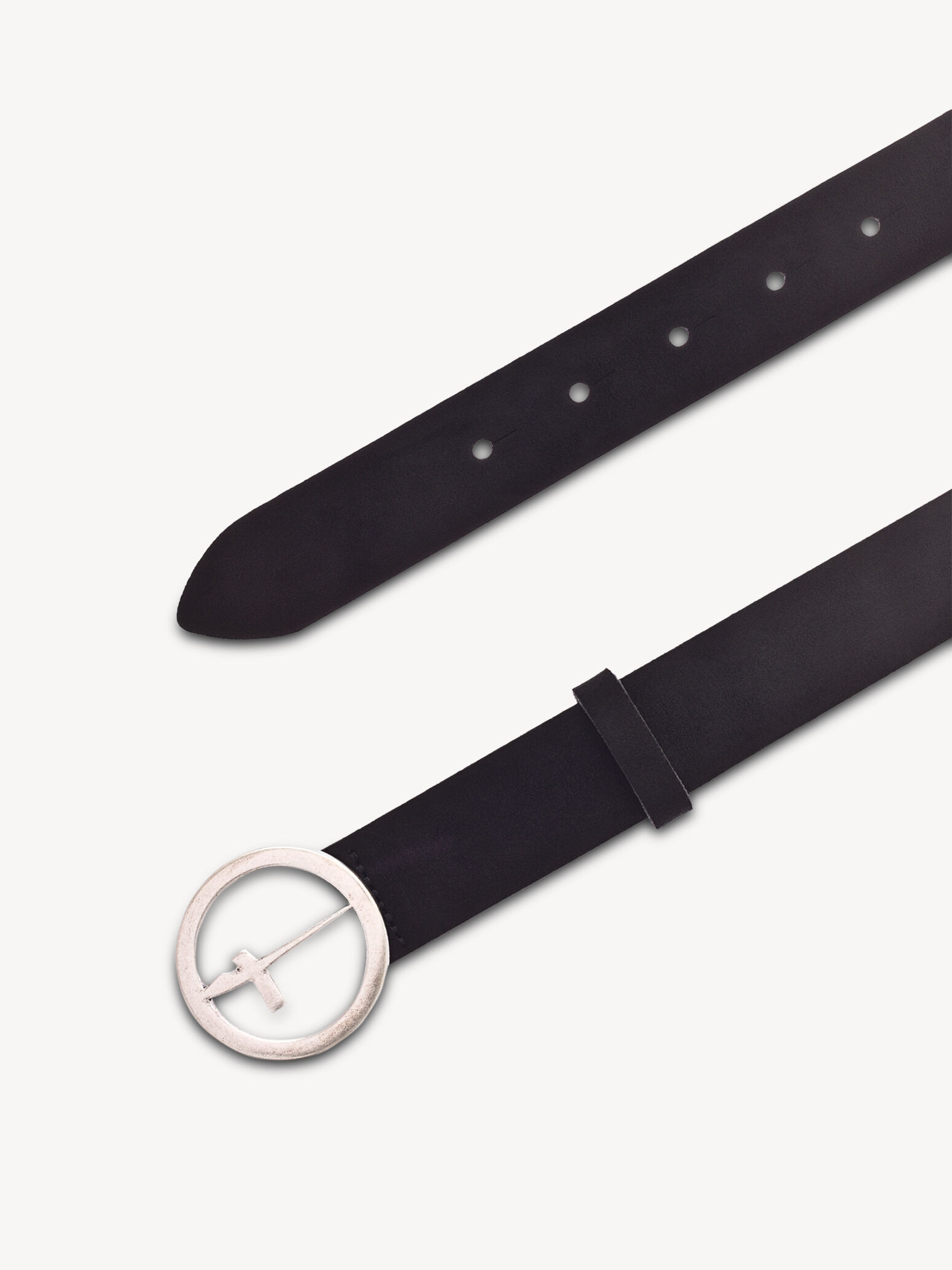 Ceinture en cuir - noir
