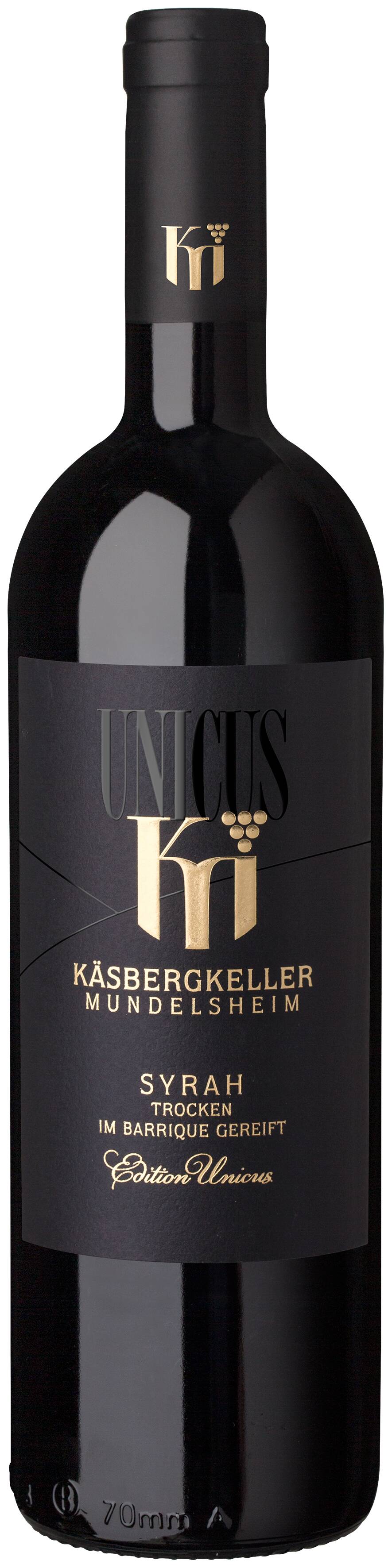 Lauffener Weingärtner eG Syrah trocken 0L Unicus - Käsbergkeller Mundelsheim 2020