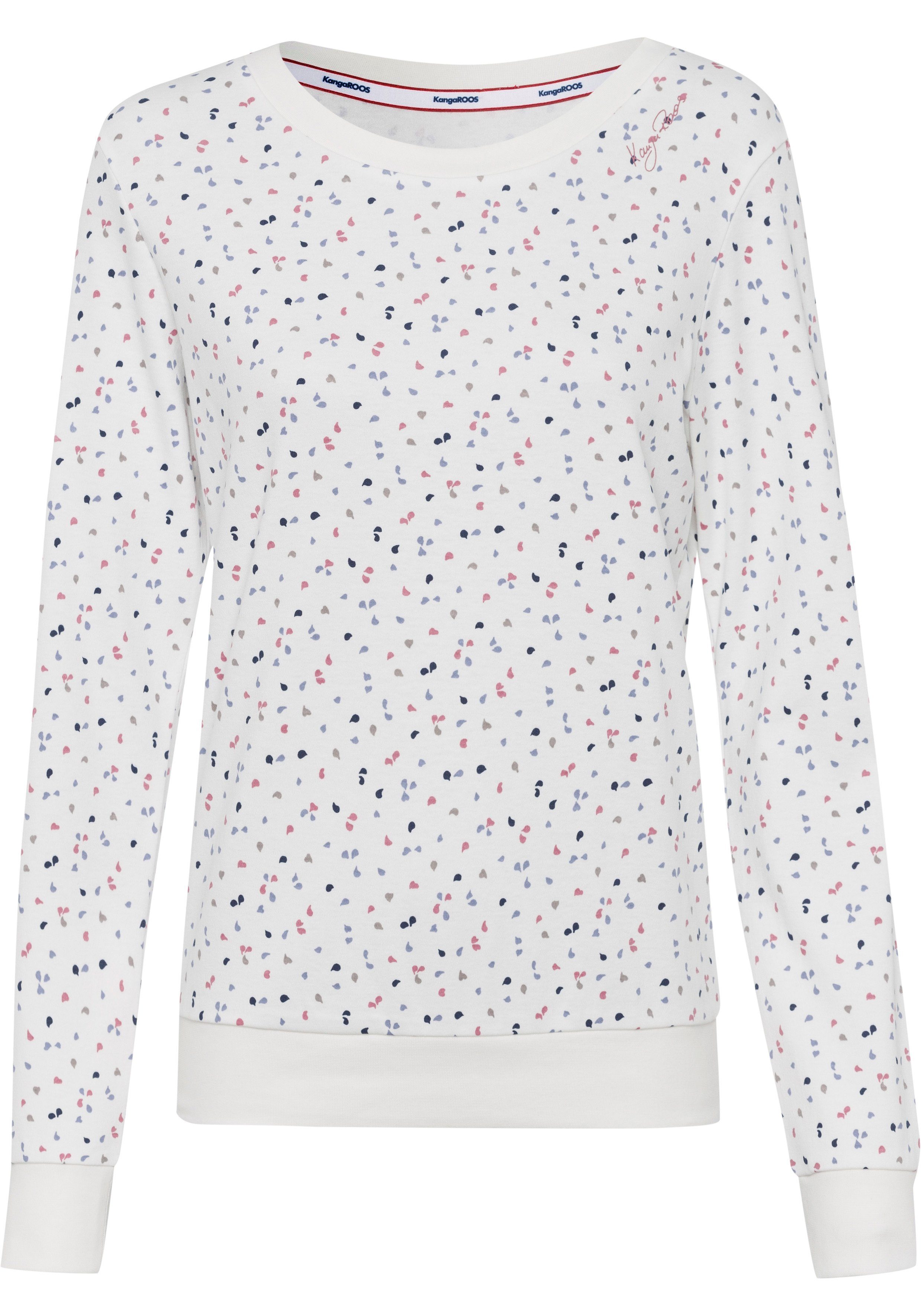 KangaROOS Sweatshirt im sportlichen Minimal-Print