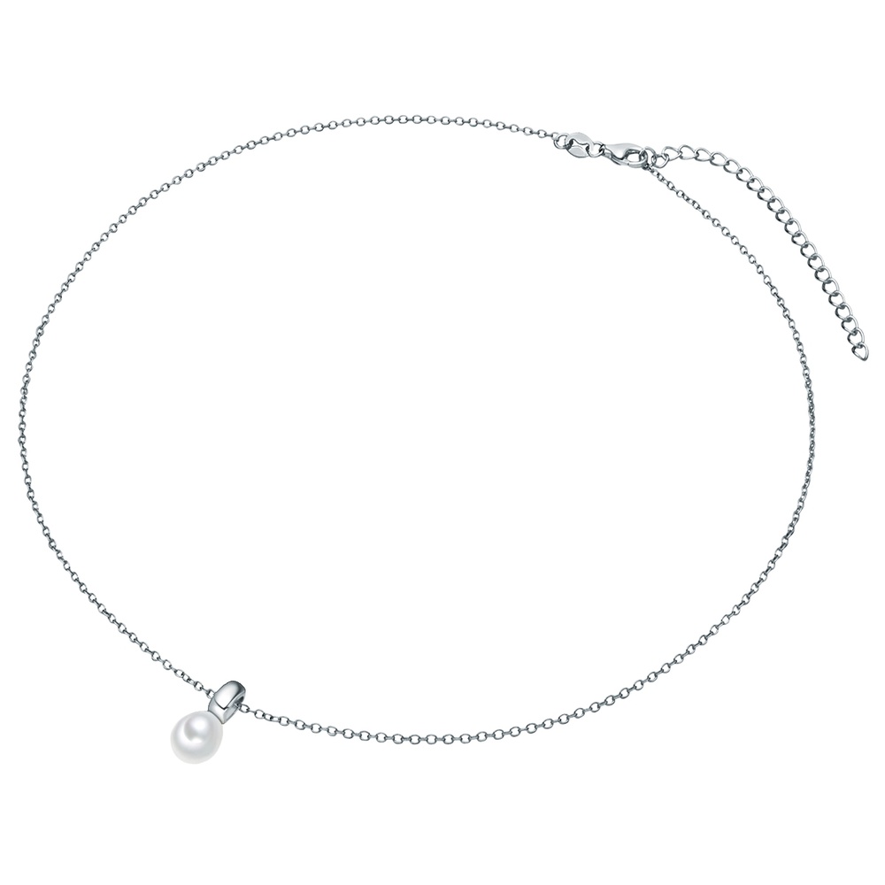 Valero Pearls Collier en argent Argent sterling Perle de culture d'eau douce en Argent collier