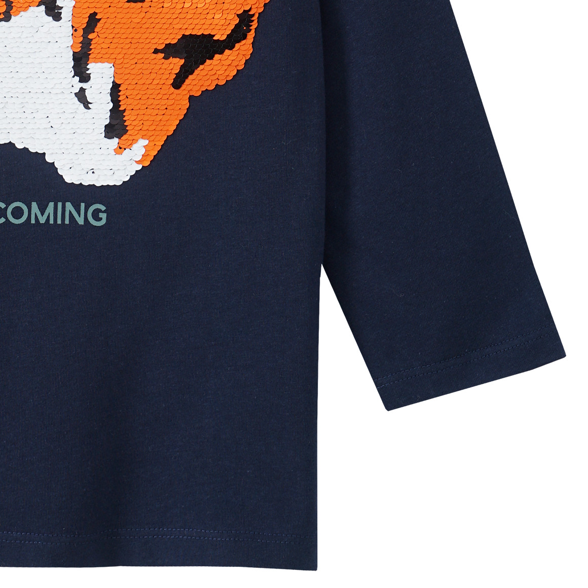 Jungen Langarmshirt mit Wendepailletten