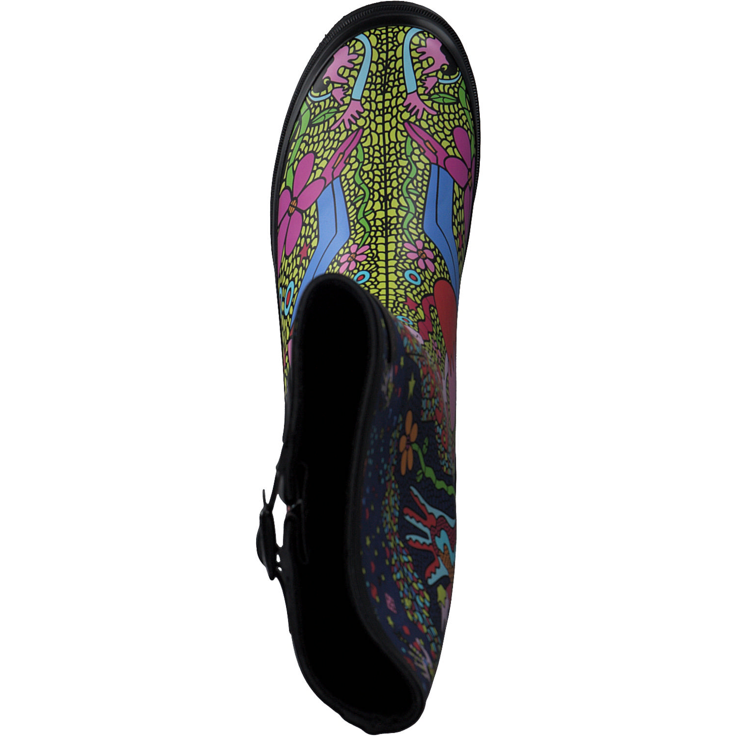 Dockers 51AV901, Gummistiefel, Damen, schwarz multi