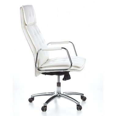hjh OFFICE Chefsessel Profi Chefsessel VILLA 20 Leder mit Armlehnen, Drehstuhl Bürostuhl ergonomisch