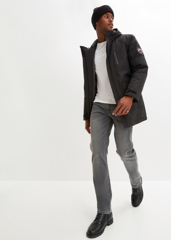 Hybrid-Thermo-Outdoorjacke mit Steppfutter