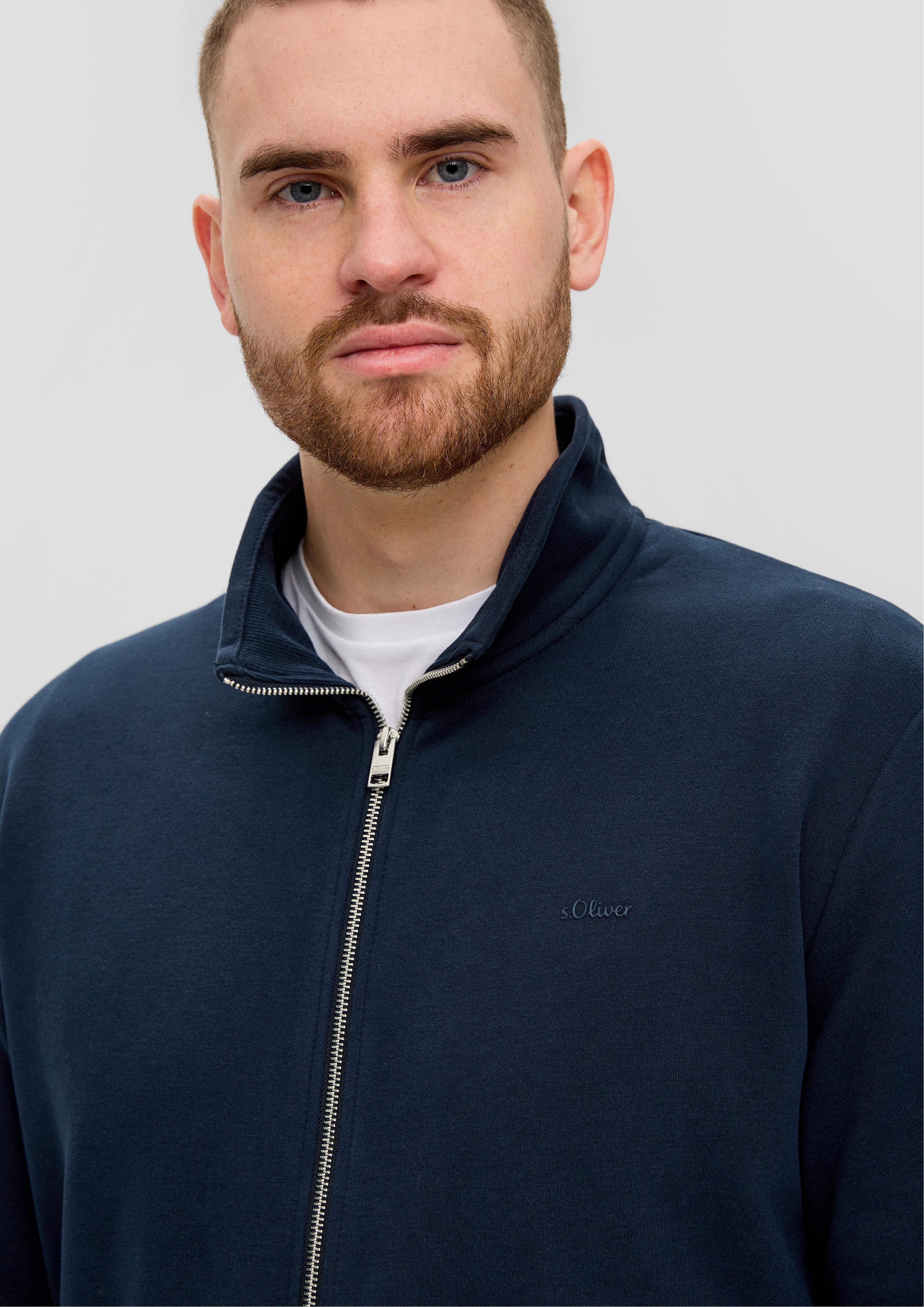 Sweatjacke mit Stehkragen  2143458-5978