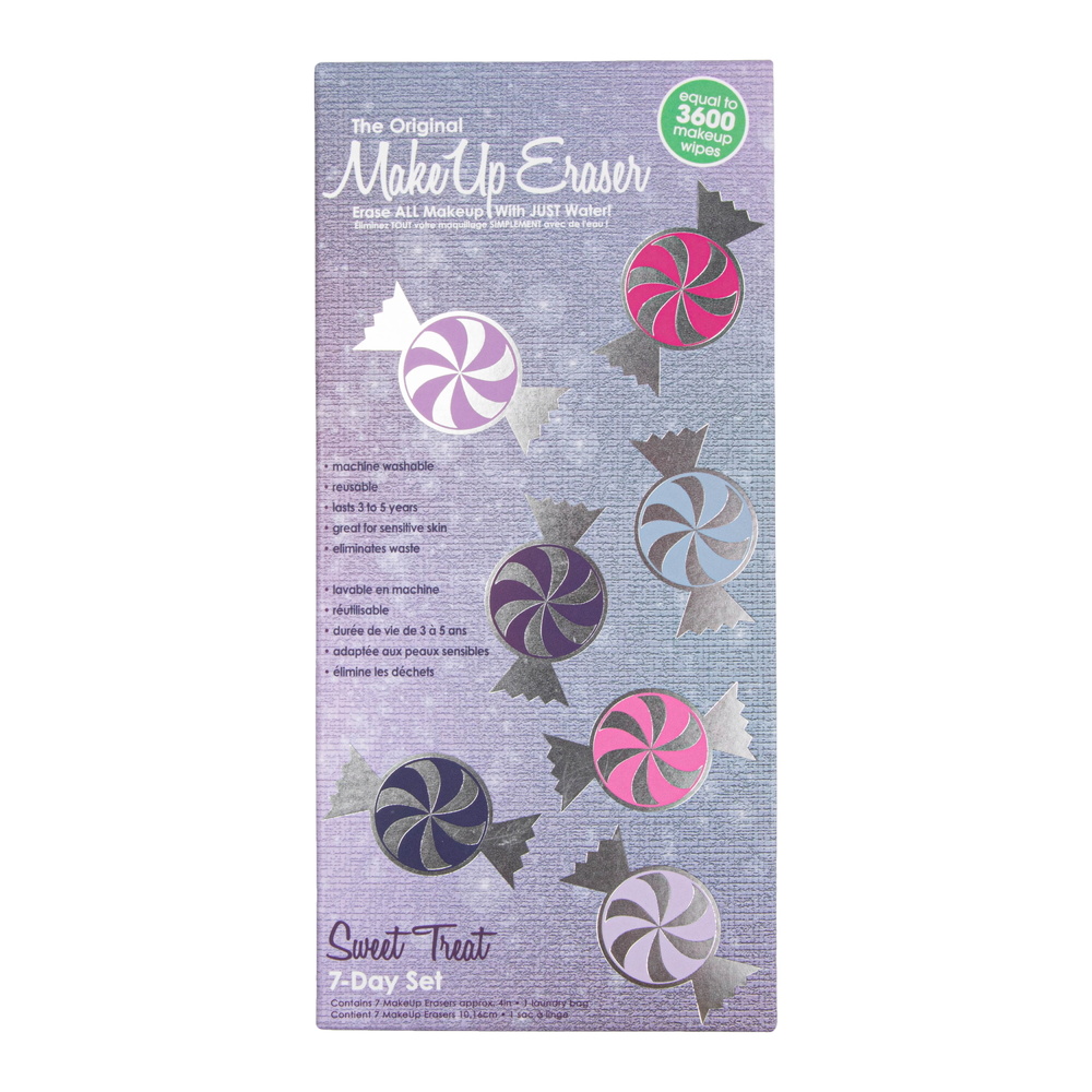 MakeUp Eraser Sweet Treat 7-Day Set Serviette démaquillante réutilisable