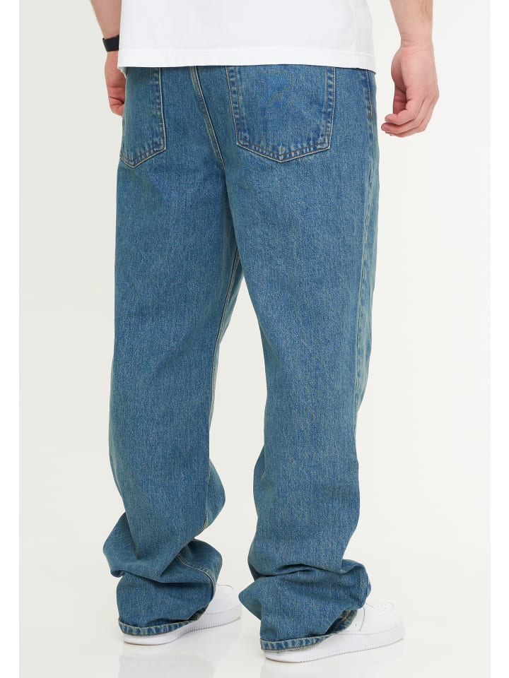 DAILY COTTON Jeans - DCCOTIA Lange Hose Loose-Fit Baggy in Vintage Blue günstig kaufen