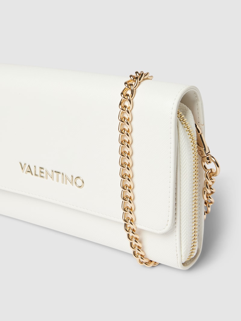 Handtasche mit Label-Detail Modell 'ZERO' in weiß