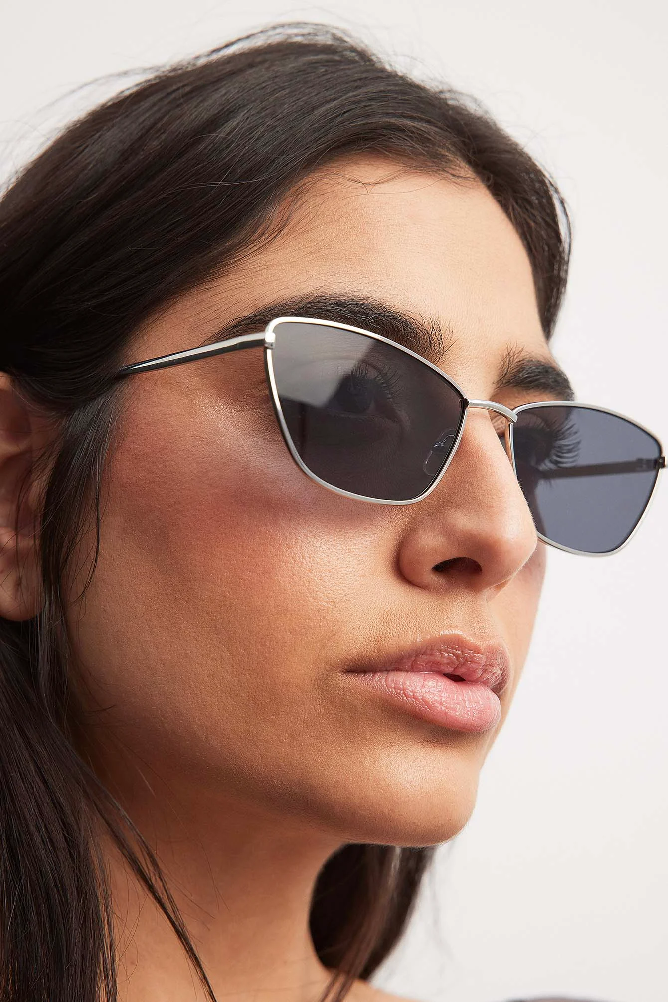 Square Metal Frame Sunglasses