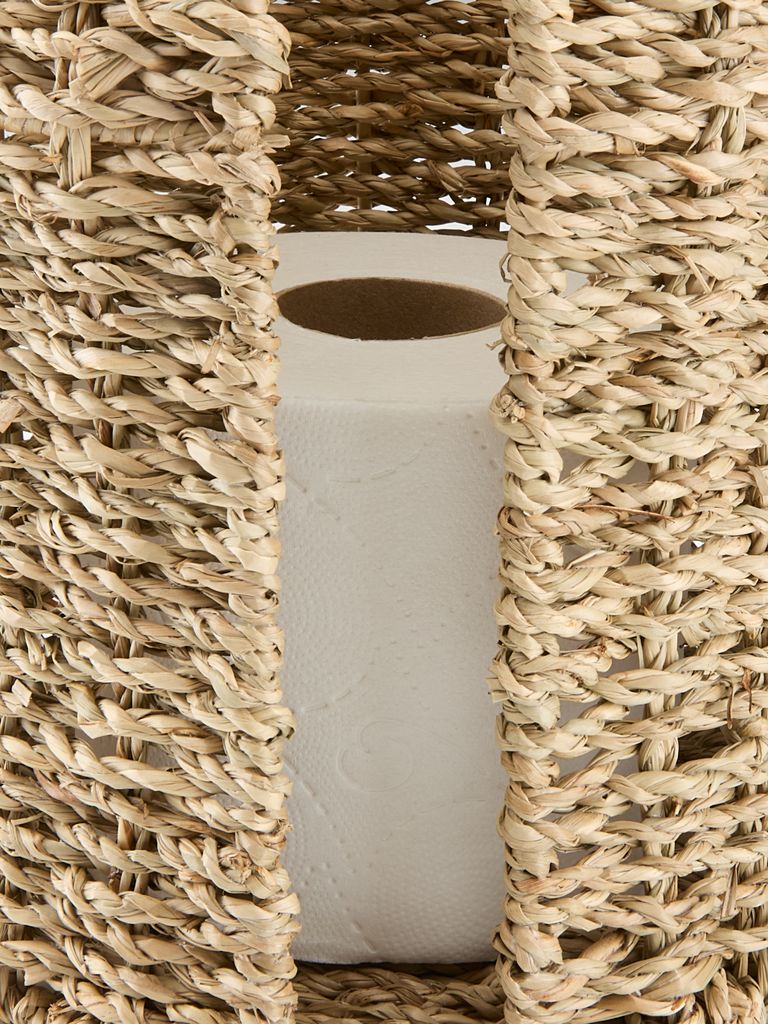 VANSBRO Toilet Paper Holder Ø16xH34cm Seagrass