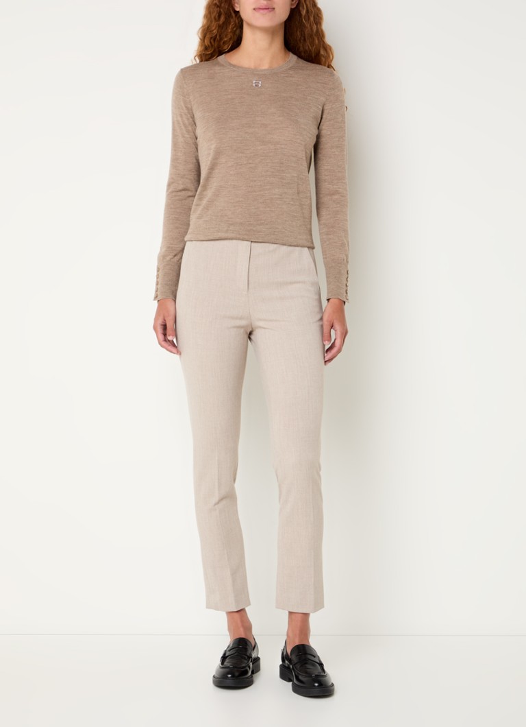 Πουλόβερ Gerard Darel Jade από λεπτό πλεκτό μαλλί merino με λογότυπο
