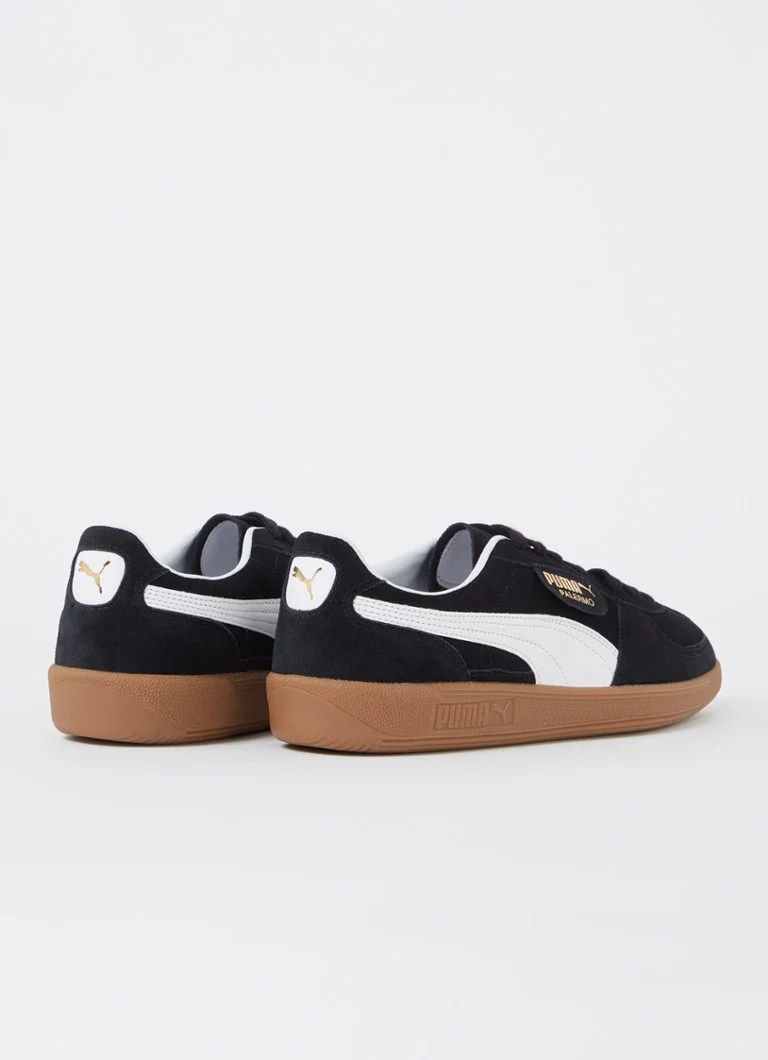 Puma Palermo zamšādas kedas ar ādas detaļām