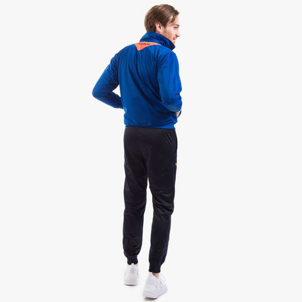 Givova Tuta Visa Trainingsanzug blau/neonorange
