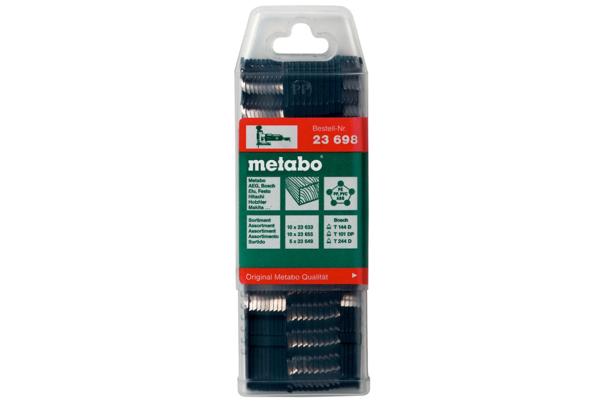 Metabo Accessories 623698000 Συλλογή 4 λεπίδων σέγας, ξύλου, 25 τεμαχίων