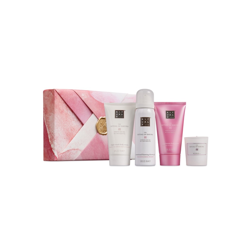 Cherry Blossom & Rice Milk Bath & Body Gift Set Small