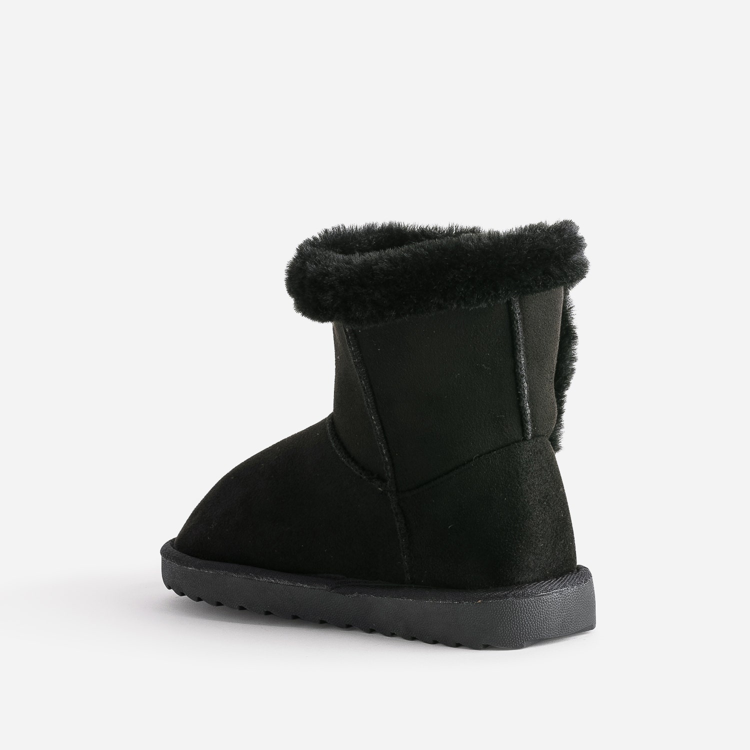 Boots noir fourré