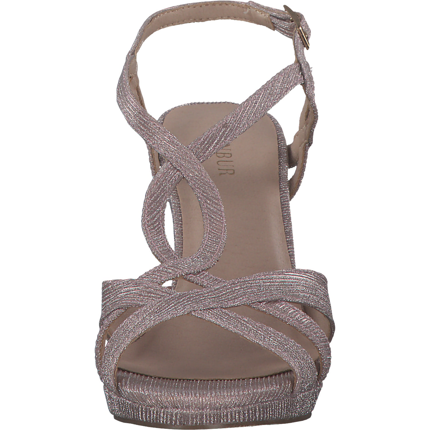 Menbur 24195, Plateau-Sandaletten, Damen, pale rose