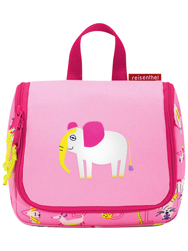 Reisenthel Kulturbeutel in Rosa/ Gelb/ Weiß - (B)18,5 x (H)16 x (T)7 cm günstig kaufen onesize