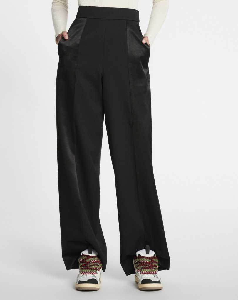 PANTALON A JAMBES LARGES