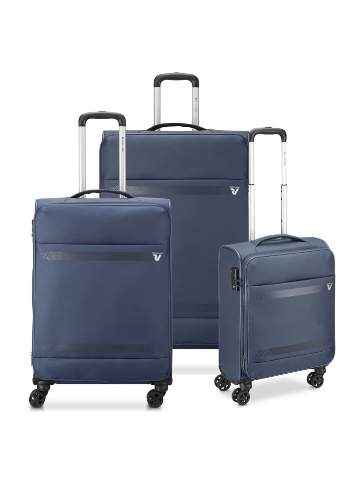 Roncato Jazz 4.0 4 Rollen Kofferset 3-teilig in nachtblau günstig kaufen onesize