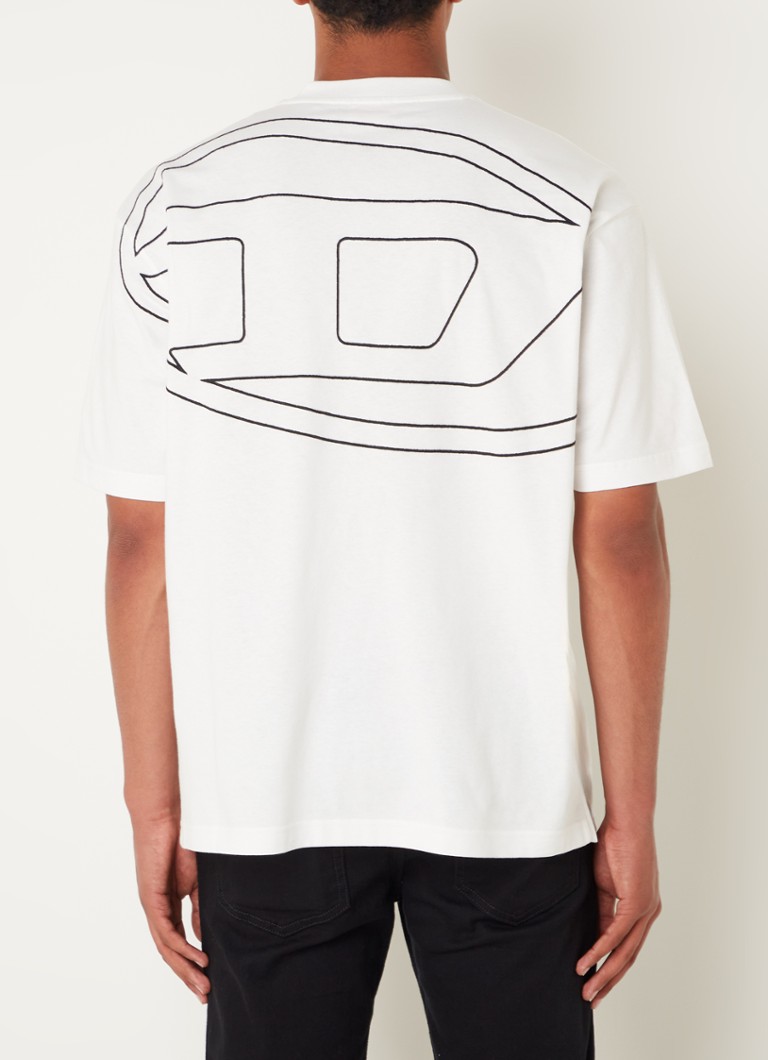 Maglietta Diesel T-Boggy-Megoval-D con stampa sul retro