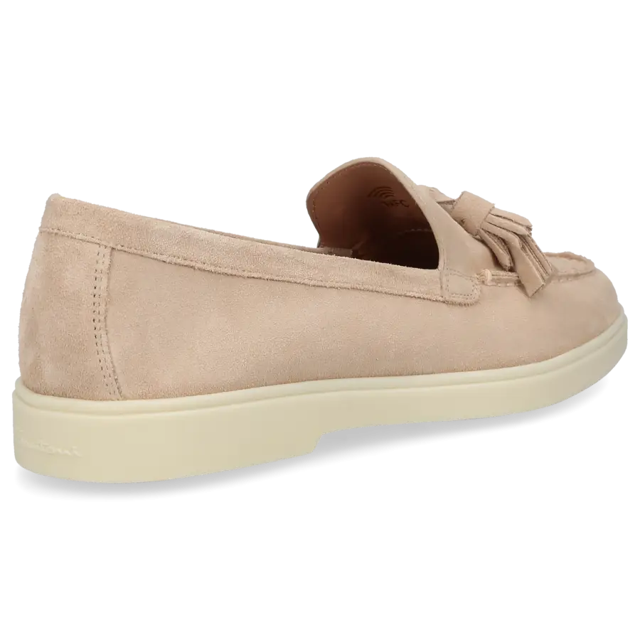 Santoni - Loafer 58744 Veloursleder - beige