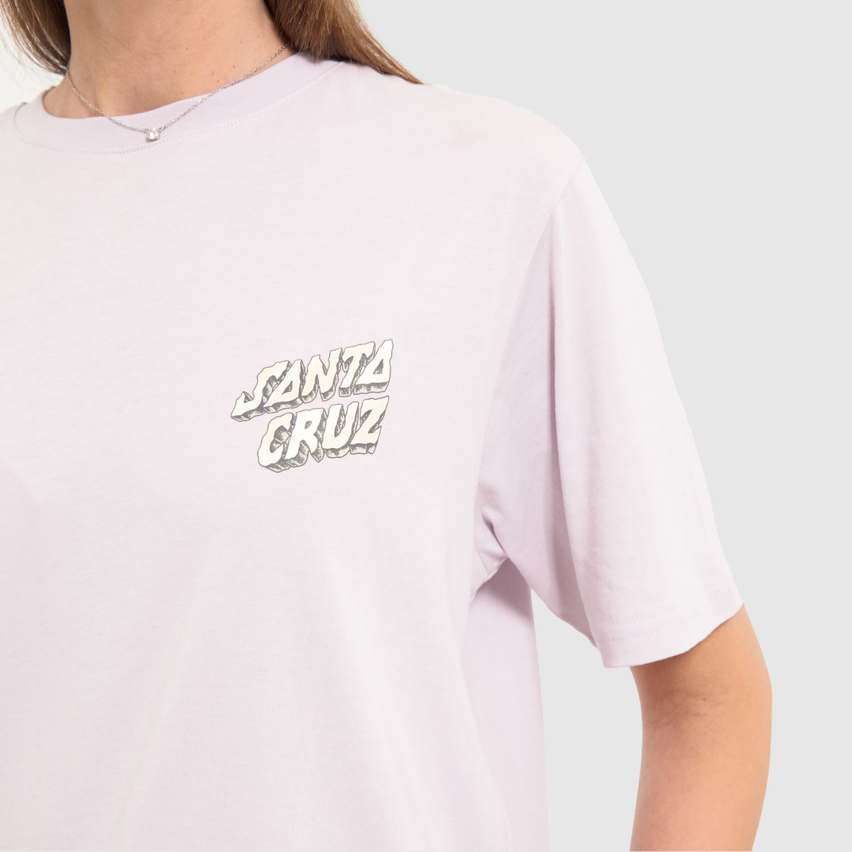 Santa Cruz – Lila t-shirt med insvept mönster