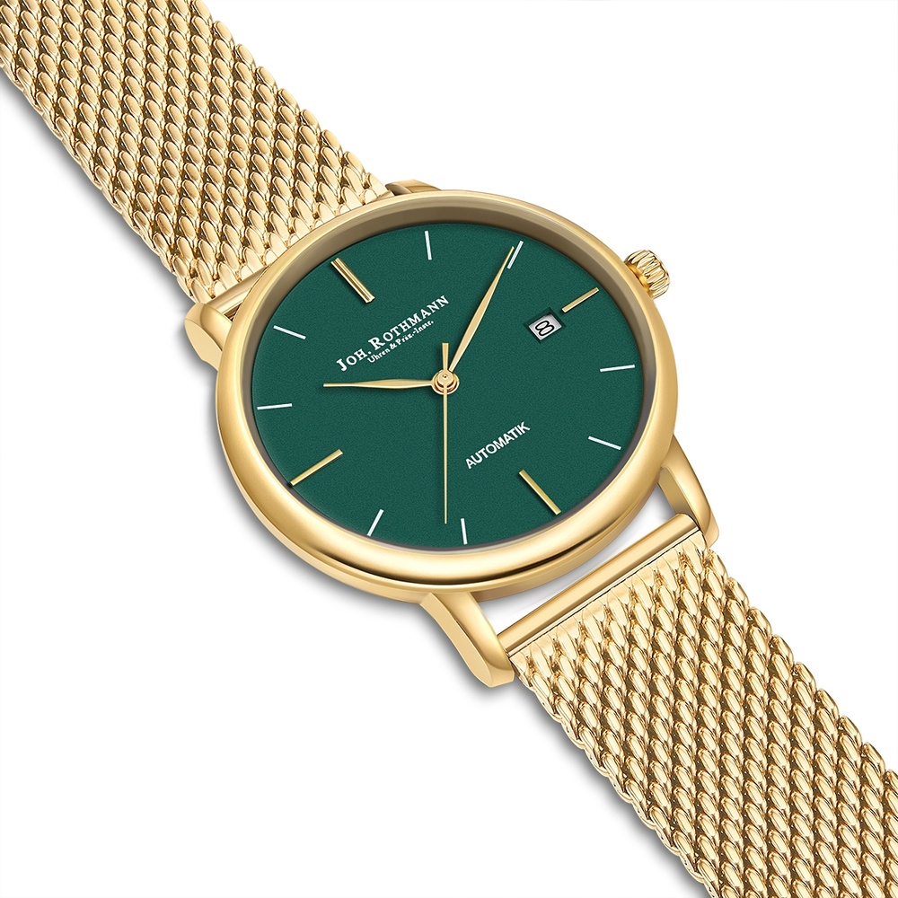 Joh. Rothmann Montre automatique Classic en Or jaune Acier inoxydable en Or jaune Montre