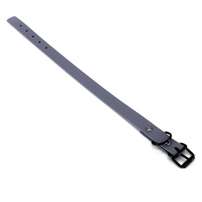 Heim Halsband BioThane, grau