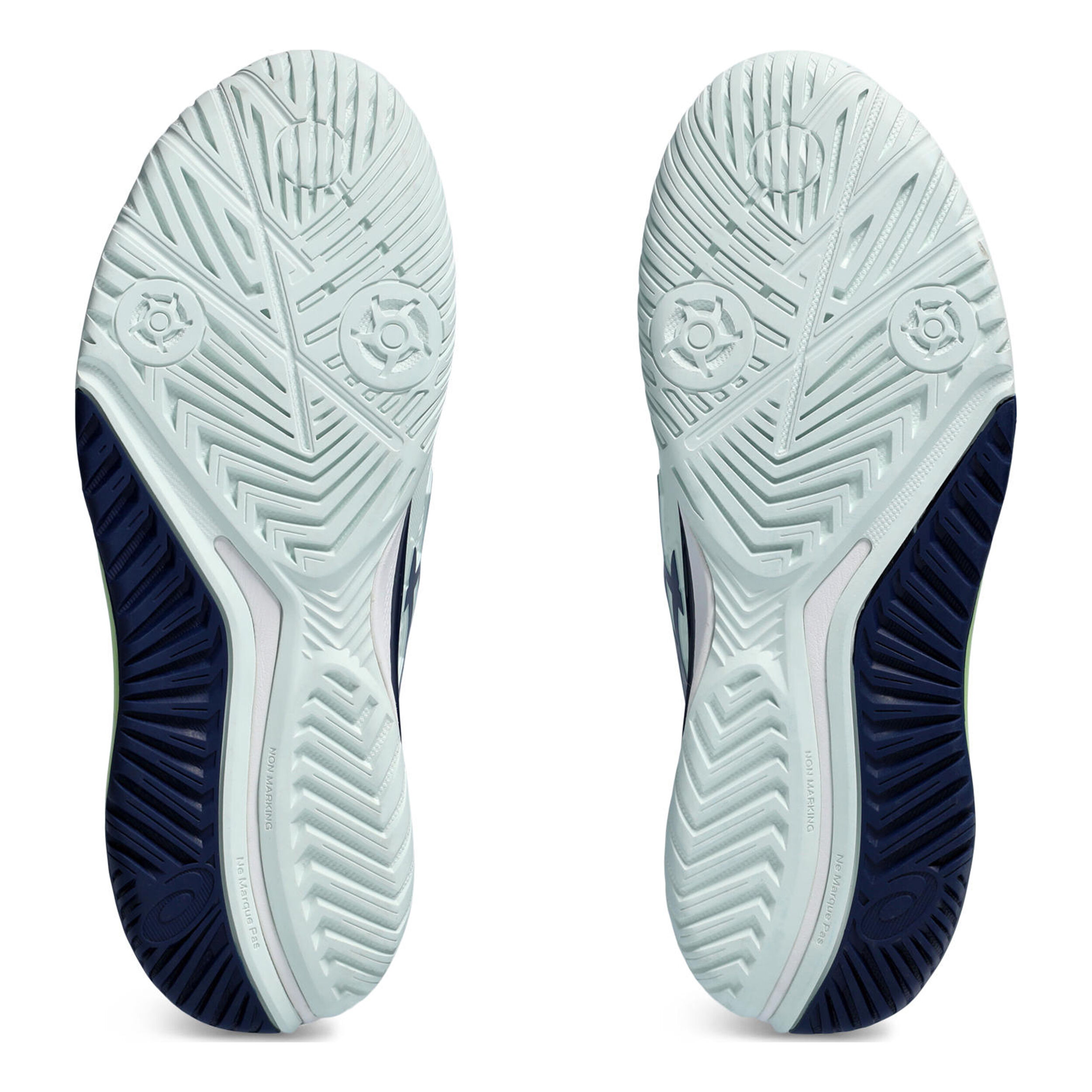Gel-Resolution 9 Allcourtschuh Damen - Mint, Dunkelblau