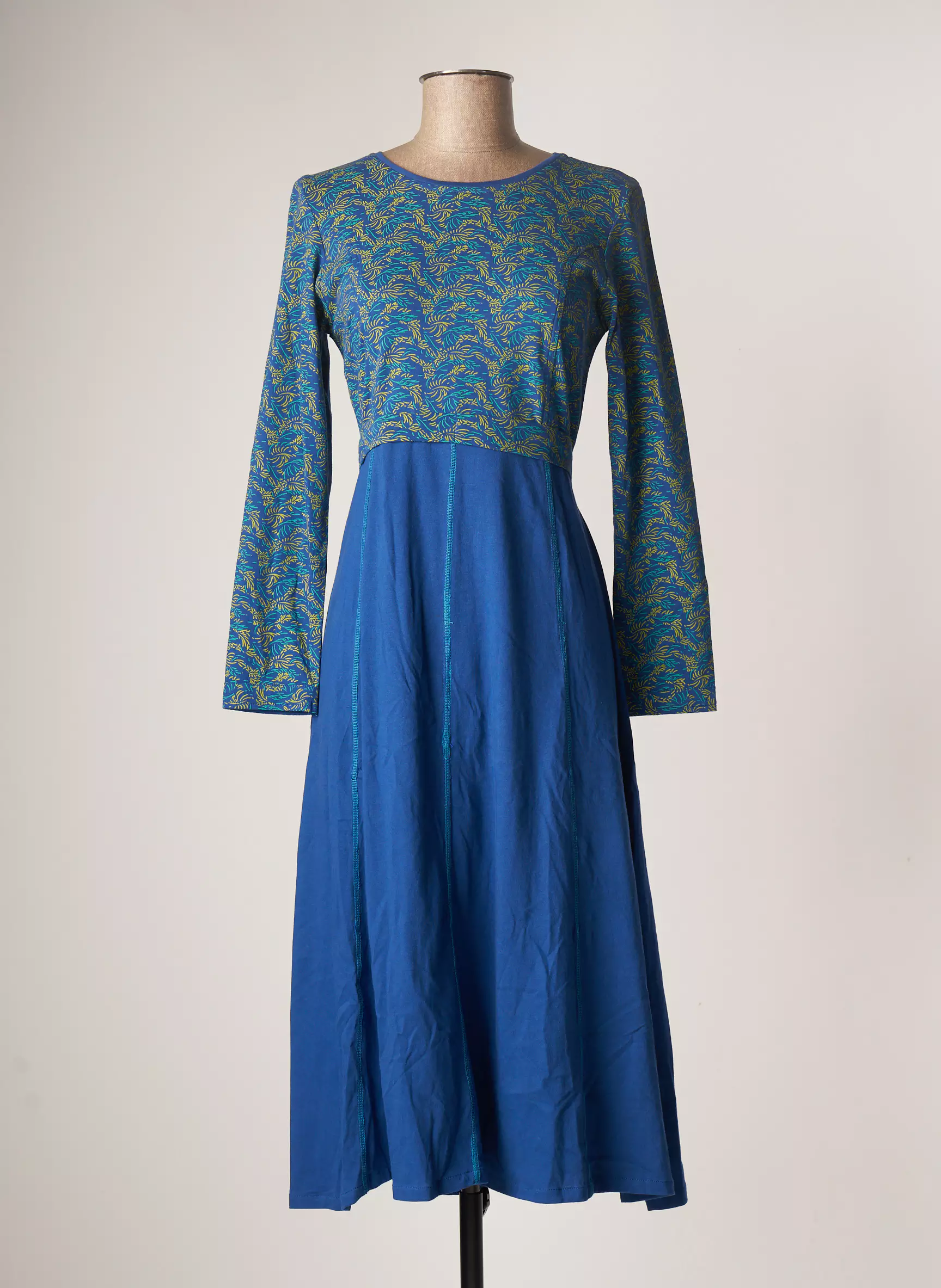 Bamboo S Robes Longues Femme couleur bleu