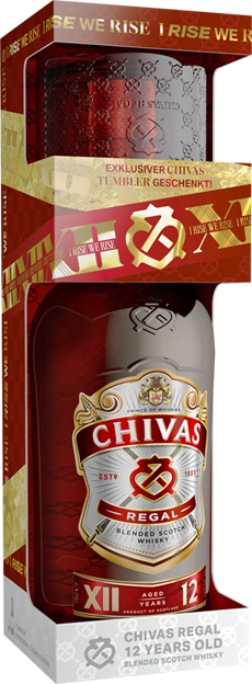 Chivas Regal 12y Geschenkpackung mit Tumbler