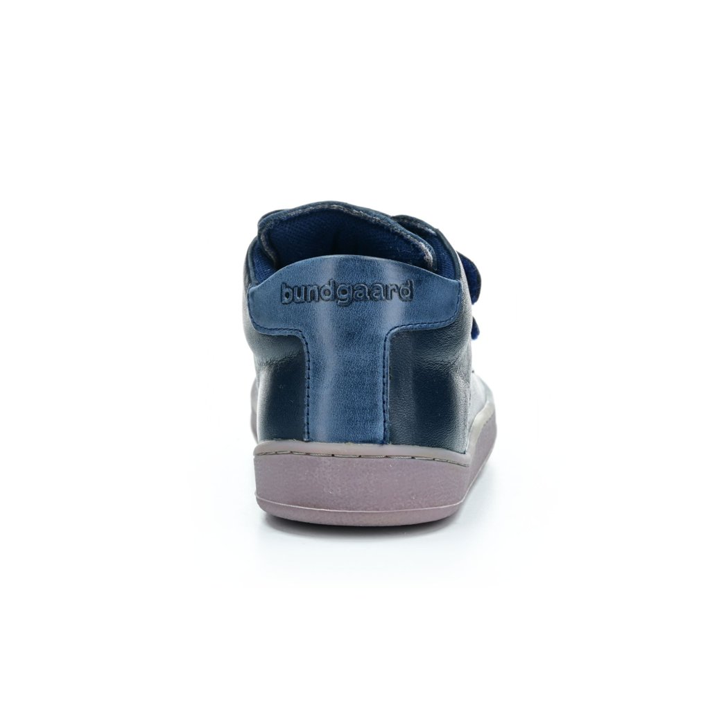 Bundgaard Blake Strap Navy dunkelblaue Barfuß-Halbschuhe