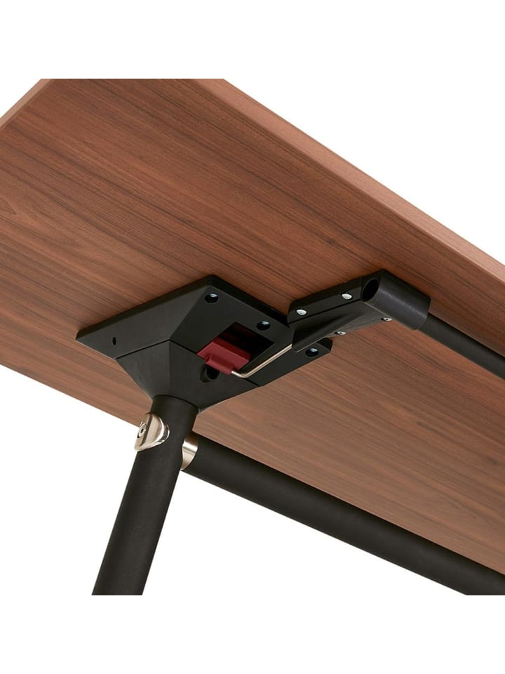 KADIMA DESIGN Schreibtisch faltbar 160x80 cm, minimalistisch Computertisch in Braun günstig kaufen