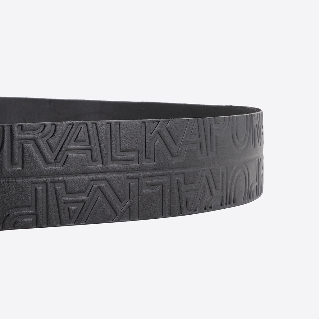 VIMBO  Ceinture en cuir noir Homme