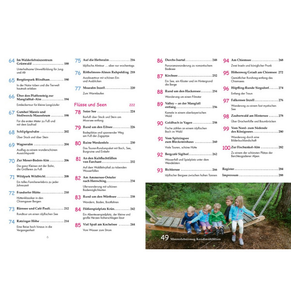 DAS GROßE KINDER-WANDER-ERLEBNIS-BUCH OBERBAYERN - Wanderführer
