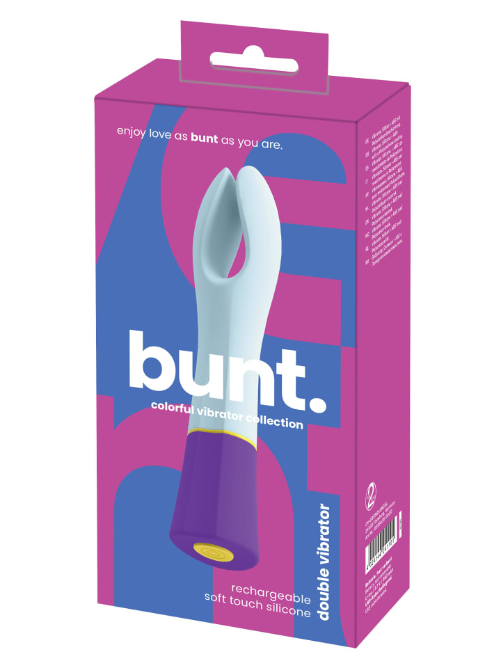 You2Toys Vibrator double vibrator in Türkis/Lila/Gelb günstig kaufen 18 cm