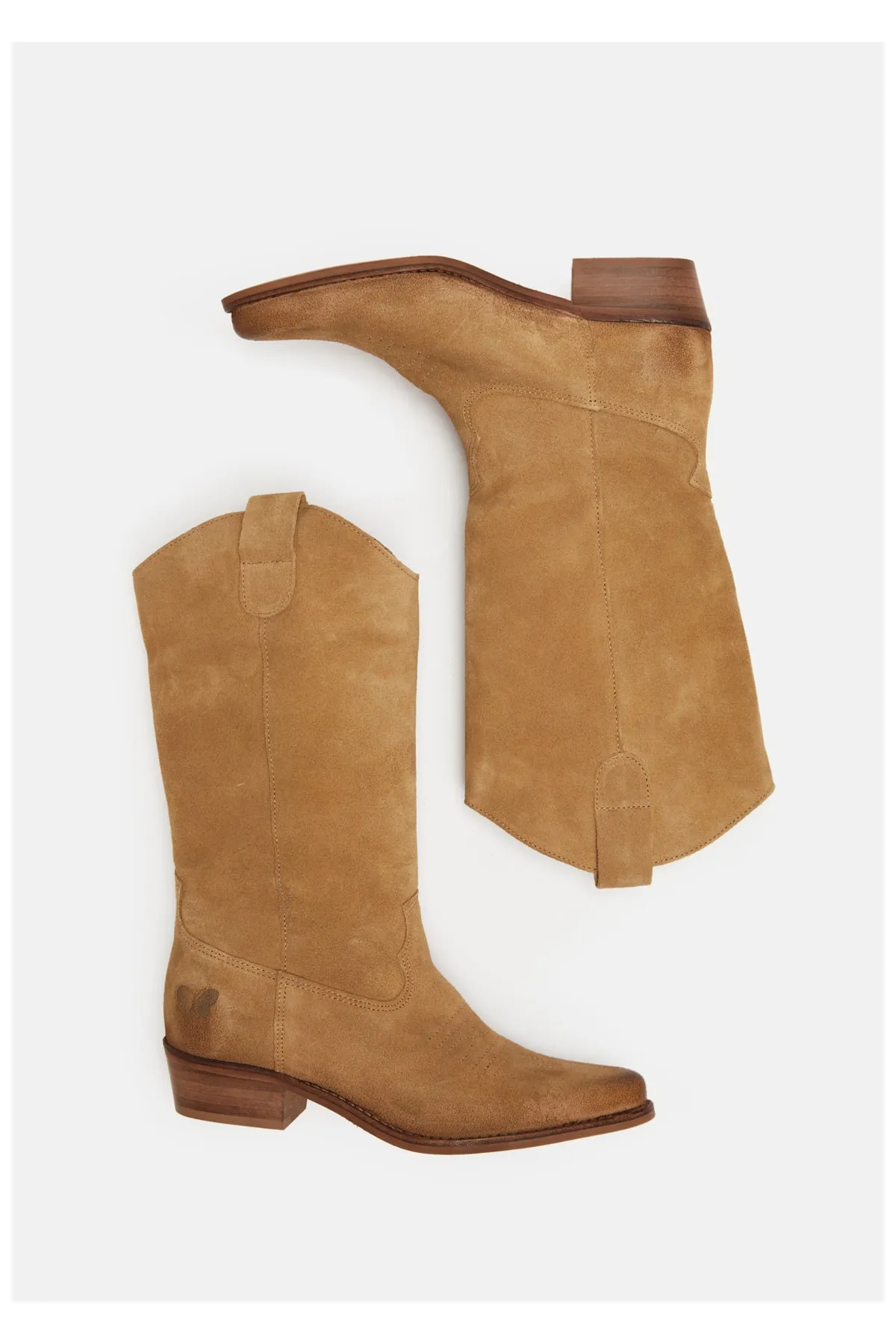 Felmini  Stiefelette - Grau - Blockabsatz