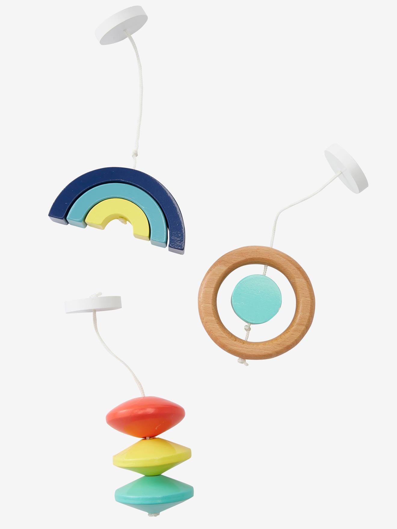 Jouets d'éveil pour portique multicolore
