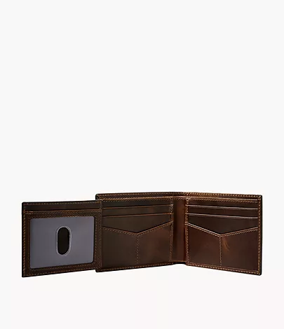 Fossil Geschenkset Bifold Derrick Flip ID Gürtel