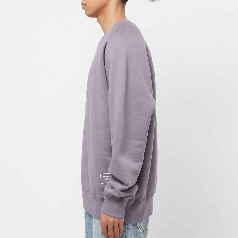 Norse Projects Marten Relaxed Organic Raglan Sweatshirt dusk purple
