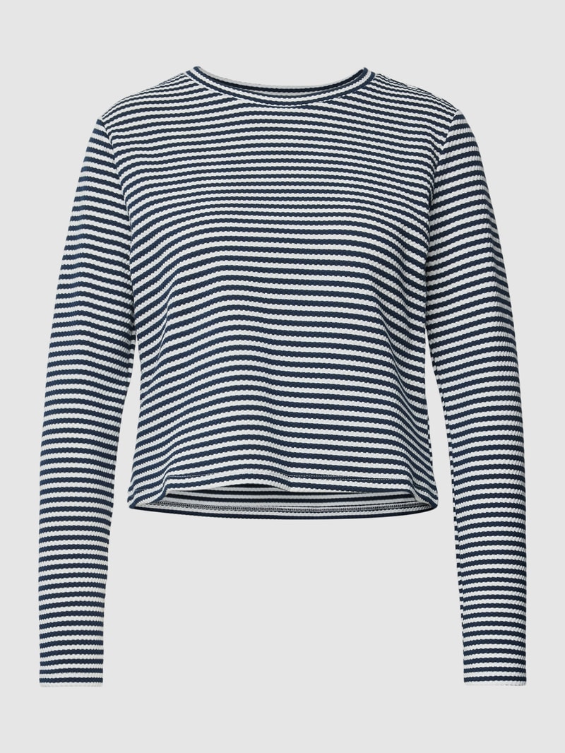 Longsleeve mit Streifenmuster in offwhite