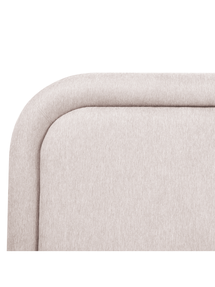 Beliani Doppelbett LAVARDENS in Beige/Schwarz - (W) 201 x (H) 107 x (L) 222 cm günstig kaufen onesize