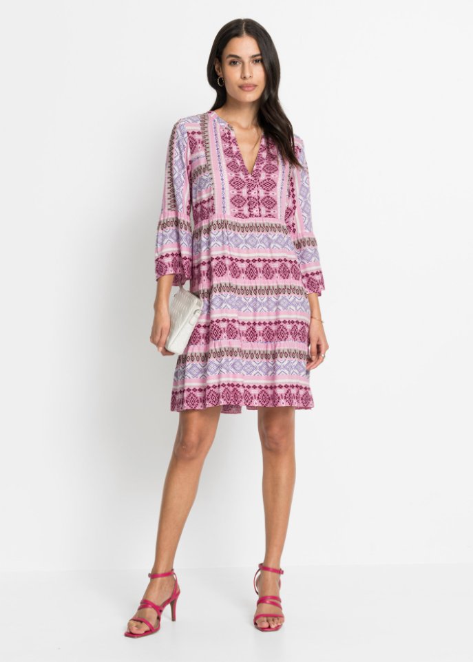 Tunika-Kleid aus nachhaltiger Viskose