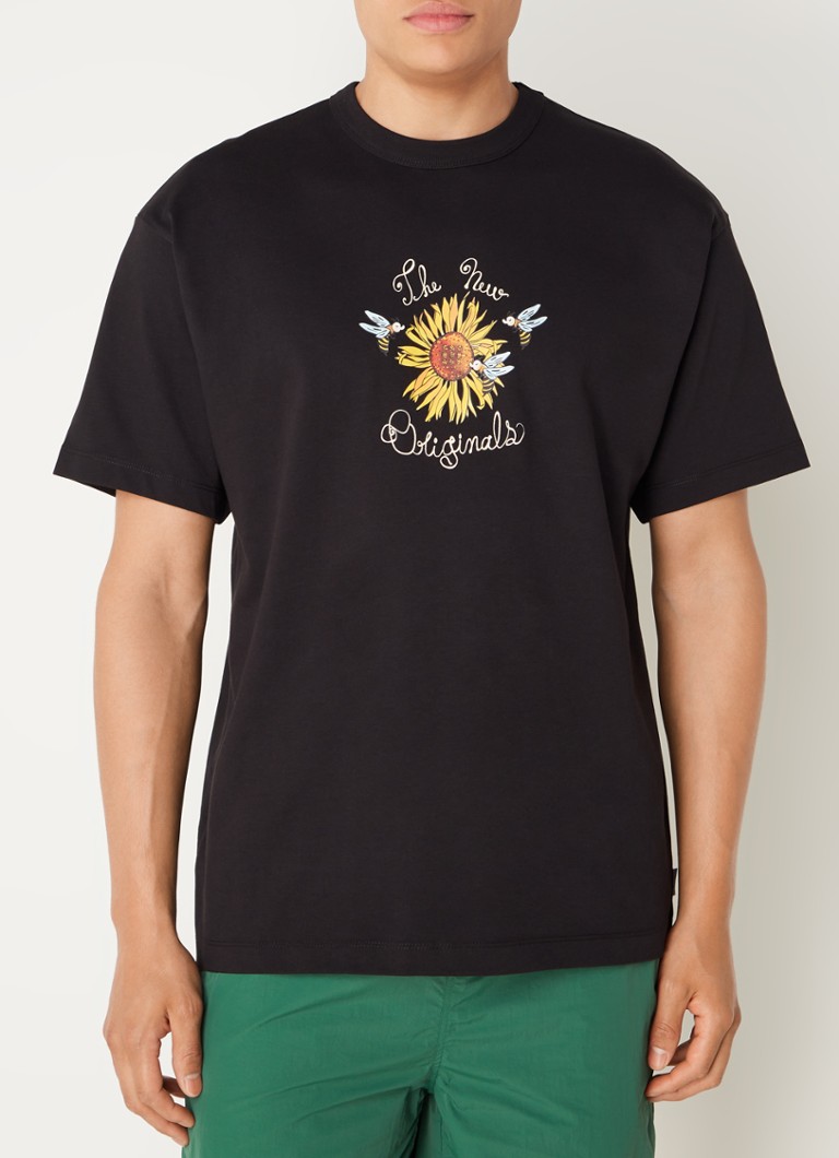 The New Originals Sunflower T-shirt with logo and back print
