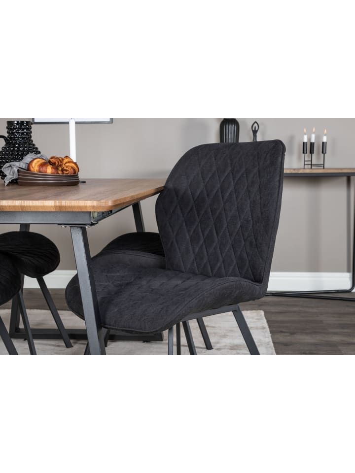 ebuy24 Essgruppe Inca 46 Schwarz 85 x 160 cm günstig kaufen onesize
