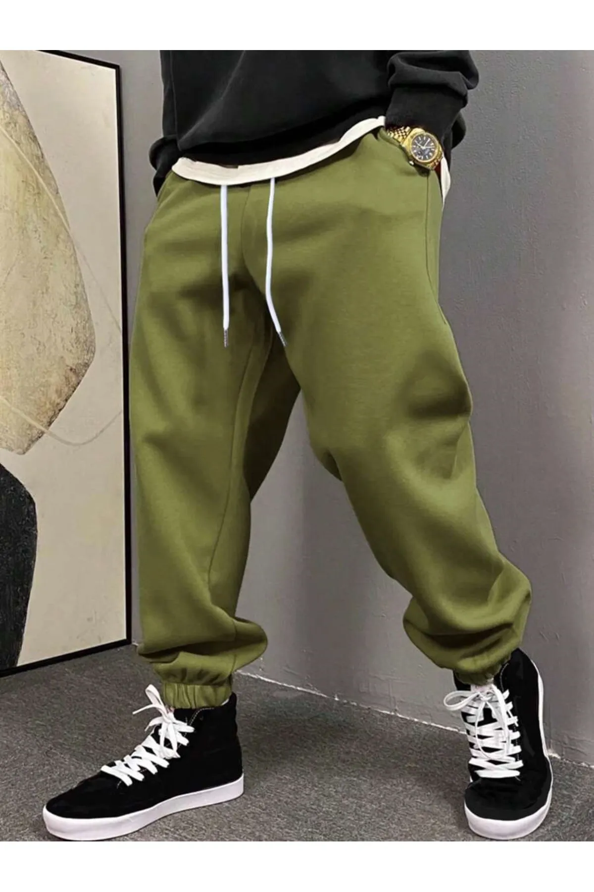 MOONBULL  Jogginghose - Khaki - Relaxed