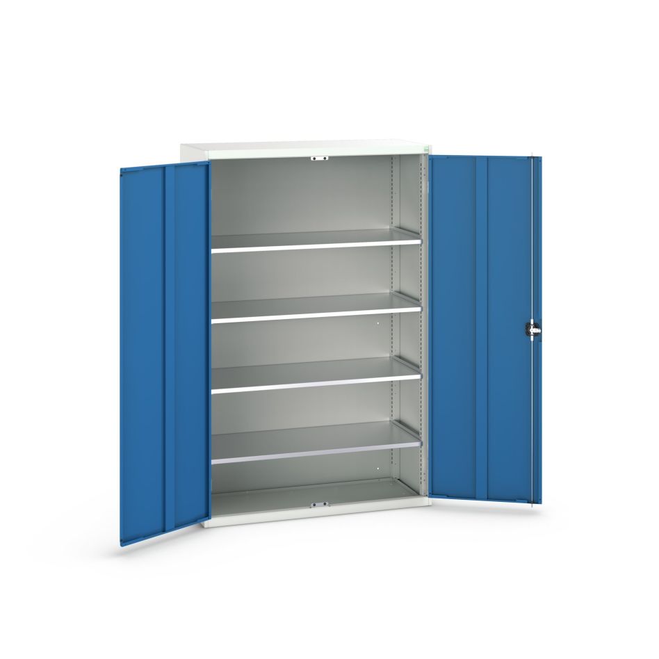 Bott 16926653.11 Verso Systemschrank 1050x550x2000mm 4 Einlegeböden 2 Türen RAL 5010